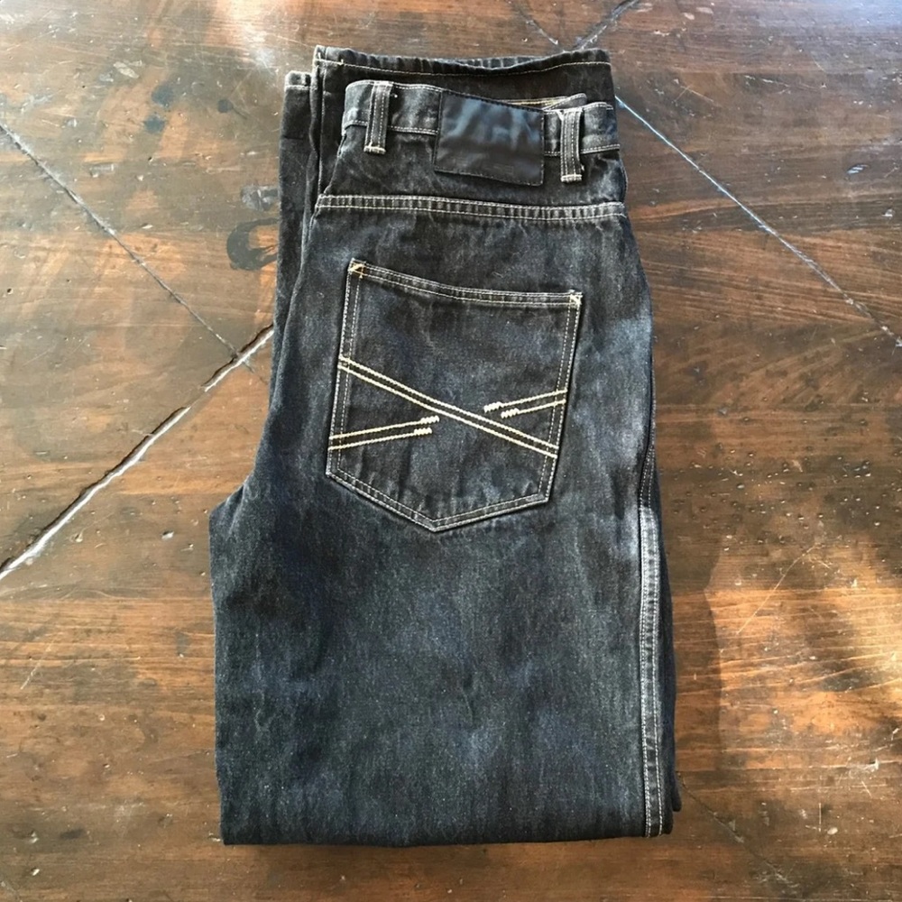 Re:verb Faded Black Baggy Jeans 34 X 34